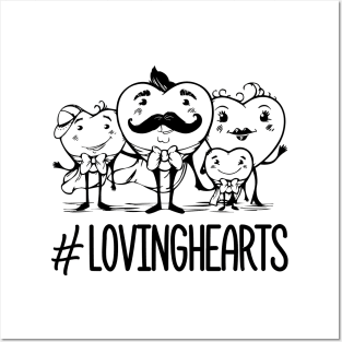 # loving hearts Posters and Art